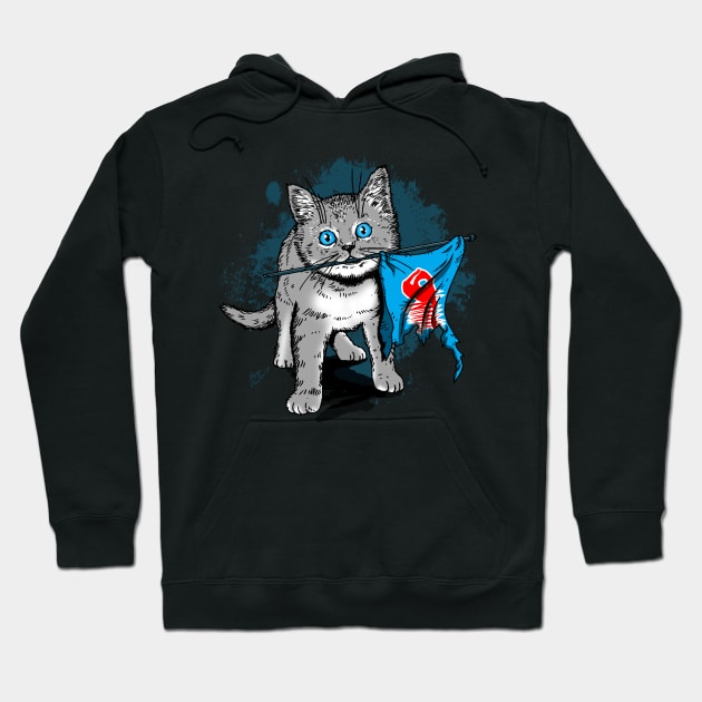 Funny Cute Kitty Kitten Gift For Cat Lovers Hoodie by BoggsNicolas